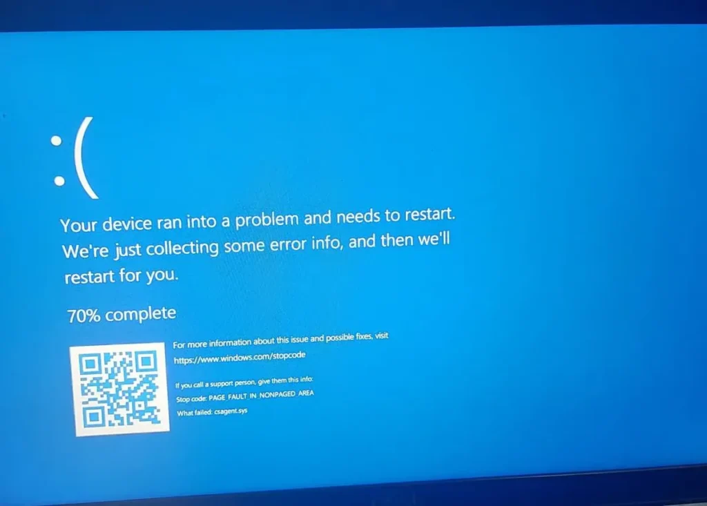 Global IT Outage CrowdStrike Update