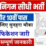 Nagar Nigam Vacancy Online Apply 2024