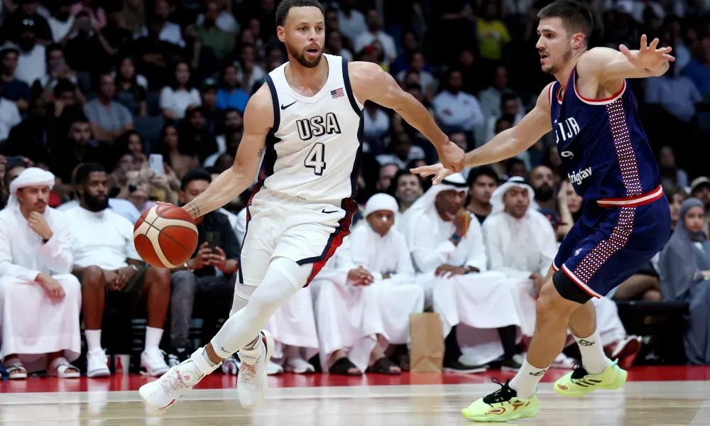 Steph Curry leads Team USA past Serbia with 24 points in showcase game Steph Curry leads Team USA past Serbia with 24 points in showcase game