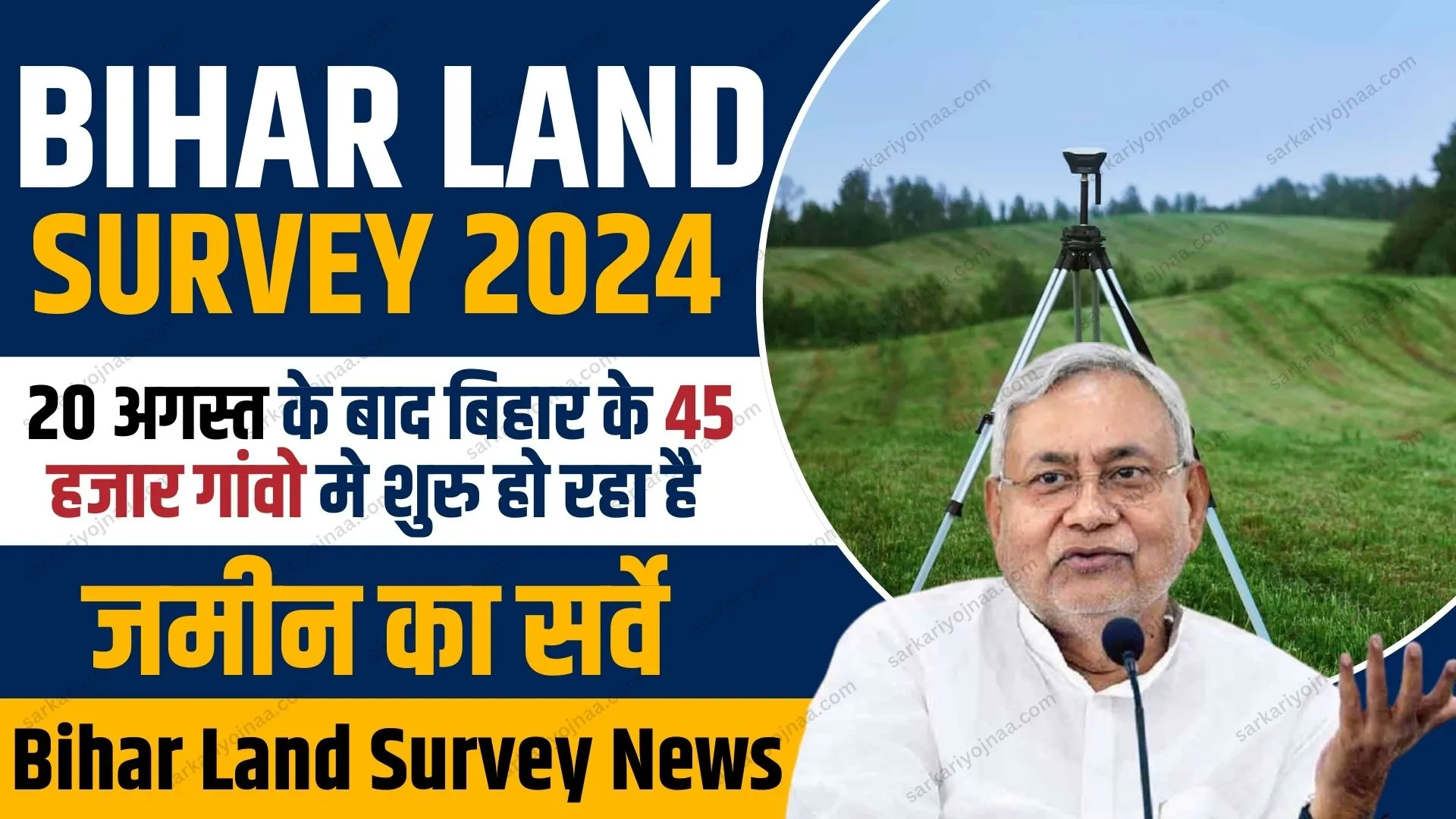 Bihar Land Survey News 2024, बिहार भूमि सर्वेक्षण