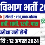 Forest Guard Vacancy 2024 Online Apply Form