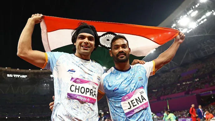 Neeraj Chopra and Kishore Jena
