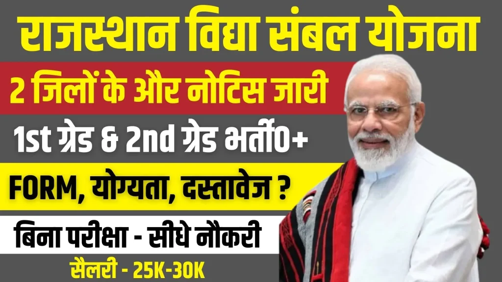Rajasthan Vidhya Sambal Yojana 2024 Online Apply