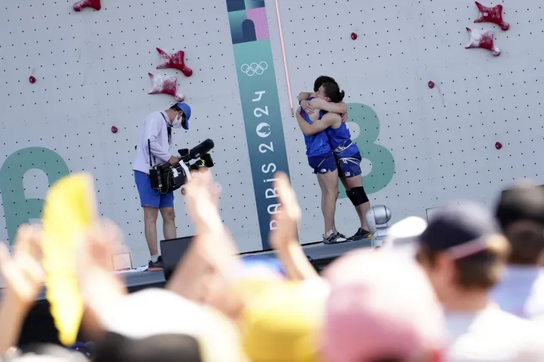 Sam Watson in Paris after he beats US teammate to break own climbing world record Sam Watson in Paris after he beats US teammate to break own climbing world record