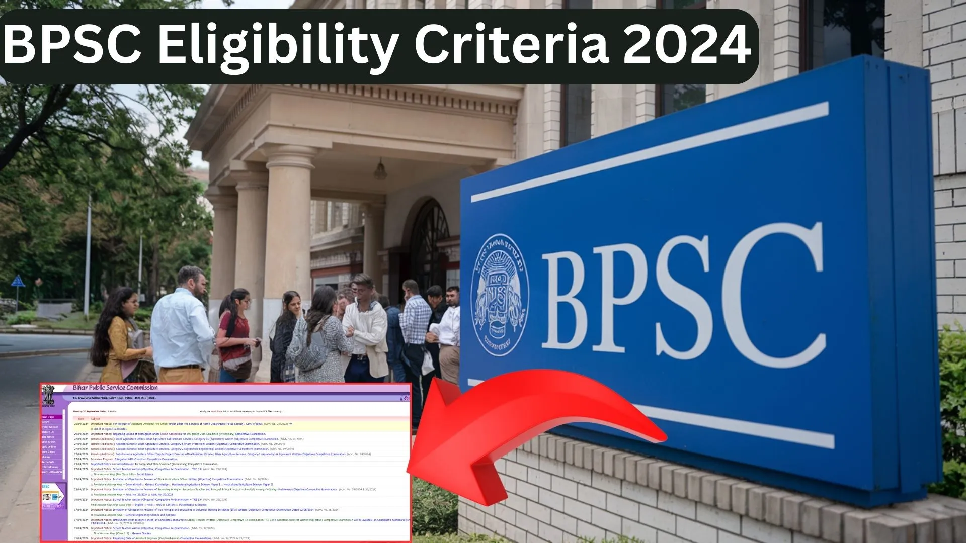 BPSC Eligibility Criteria 2024