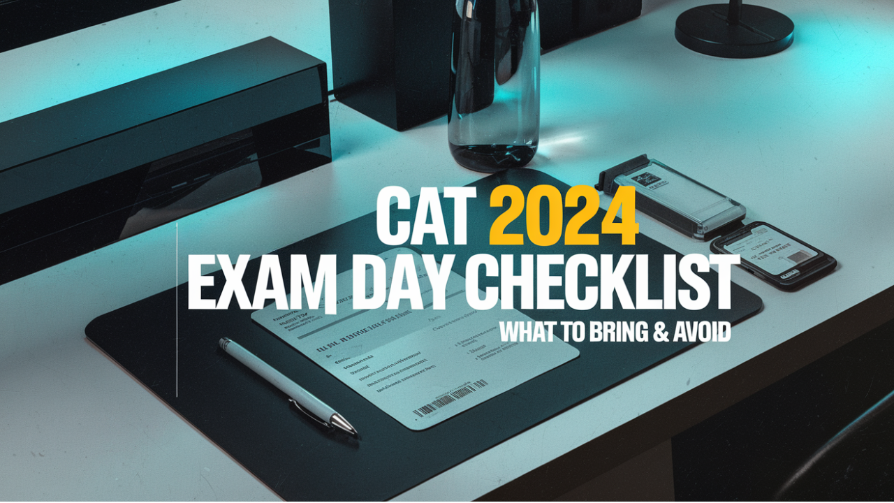 CAT 2024 Exam Day Essentials Checklist What to Bring & Avoid