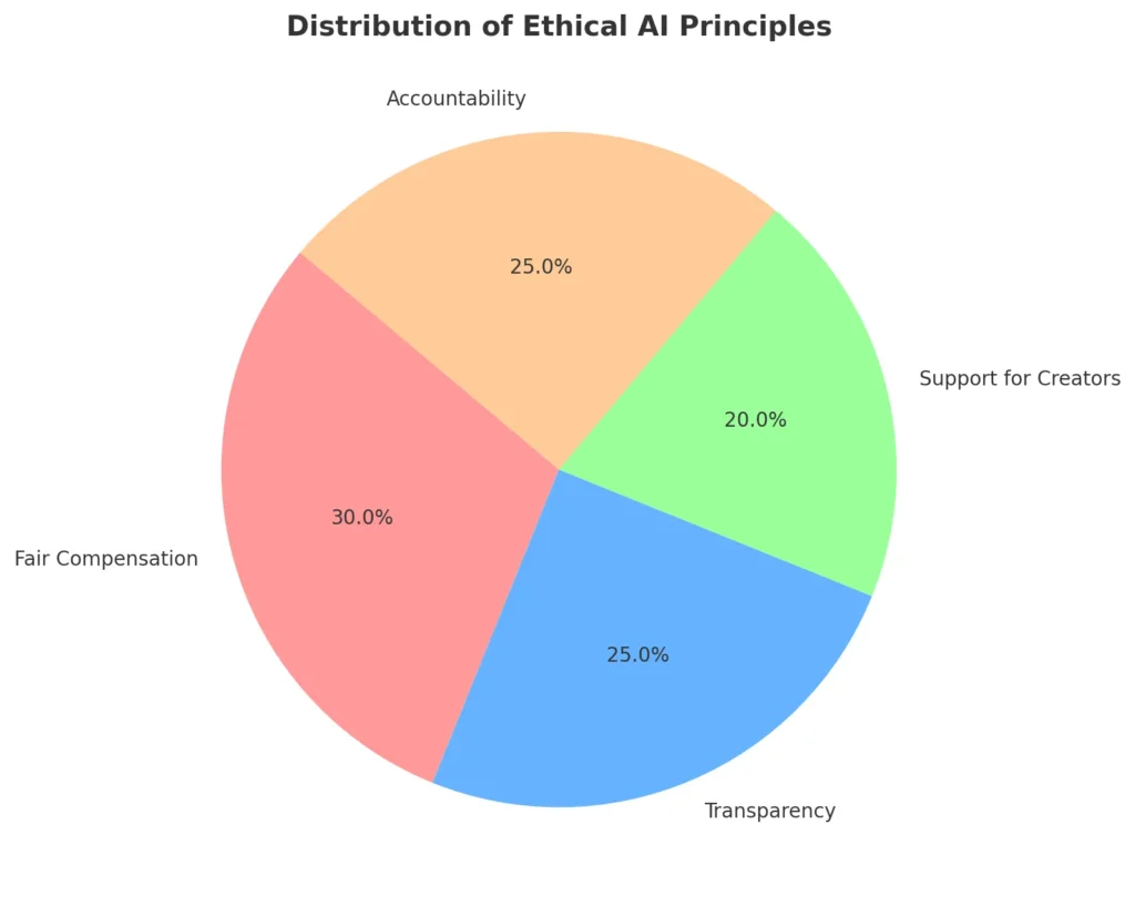 Distribution of Ethical AI Principles