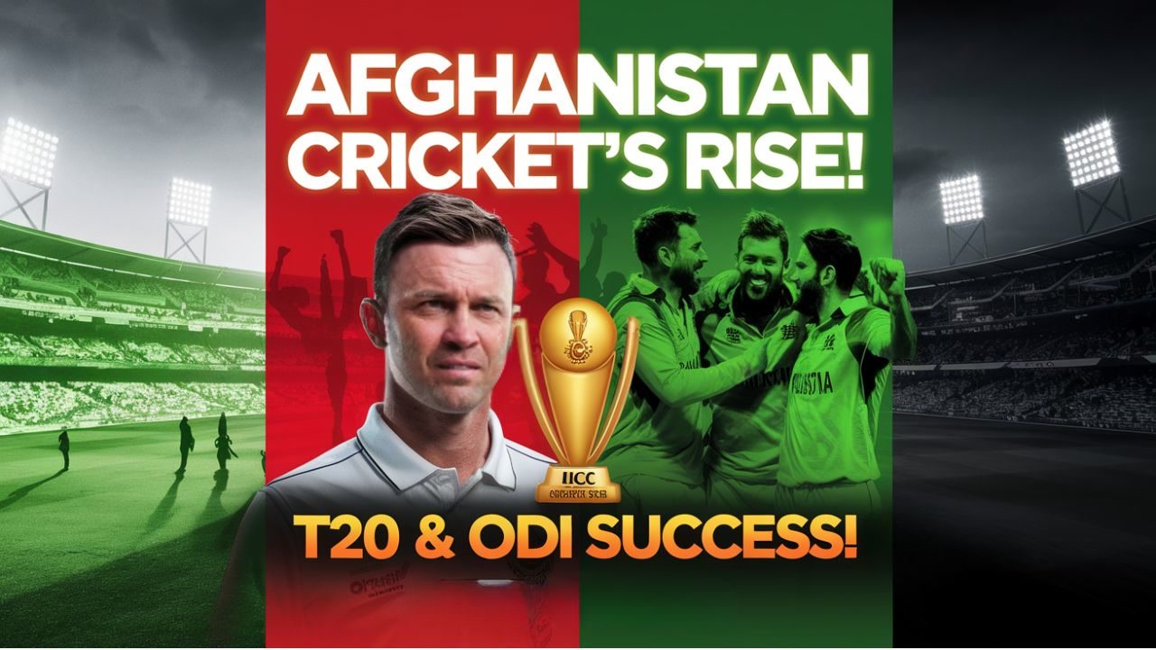 Afghanistan cricket under Jonathan Trott