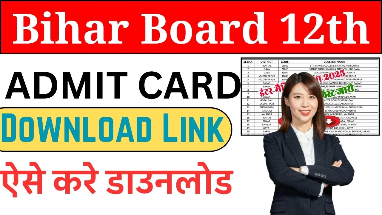 Bihar Board 12th Practical Admit Card