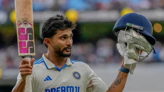 Nitish Kumar Reddy scores century Nitish Kumar Reddy scores century