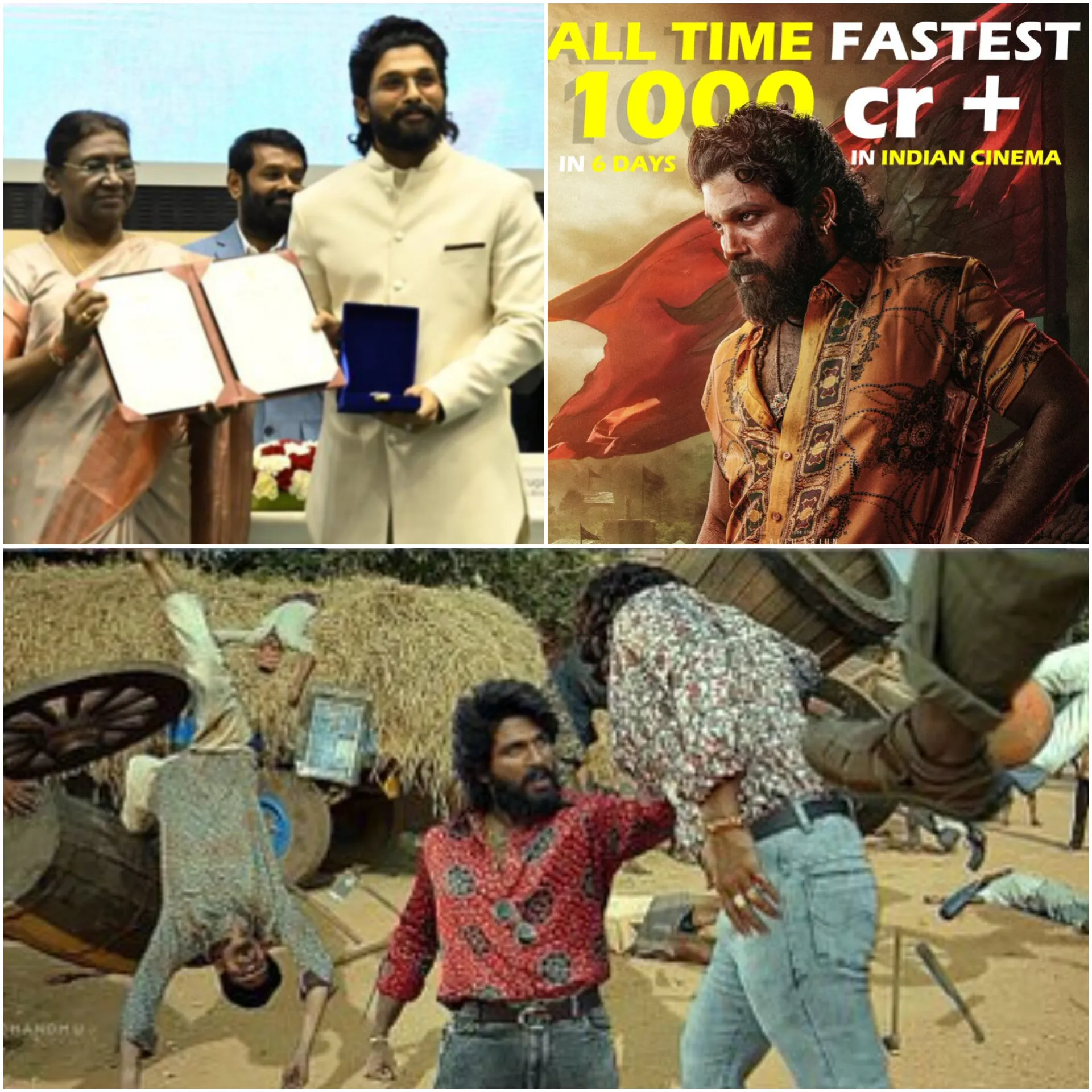 Pushpa 2 The Rule Becomes Fastest Indian Film to Hit ₹1000 Crore