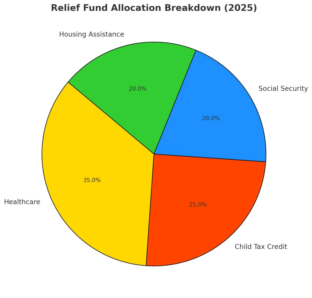 Relief Fund Allocation Breakdown (2025) Relief Fund Allocation Breakdown (2025)