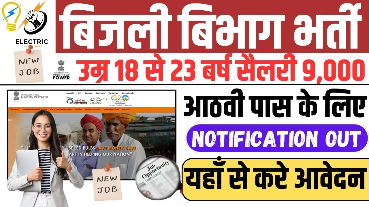 Bijli Vibhag Vacancy 2025