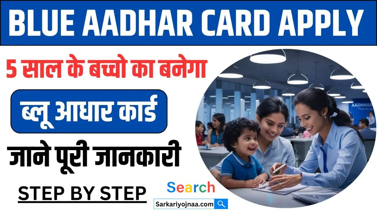 Blue Aadhar Card