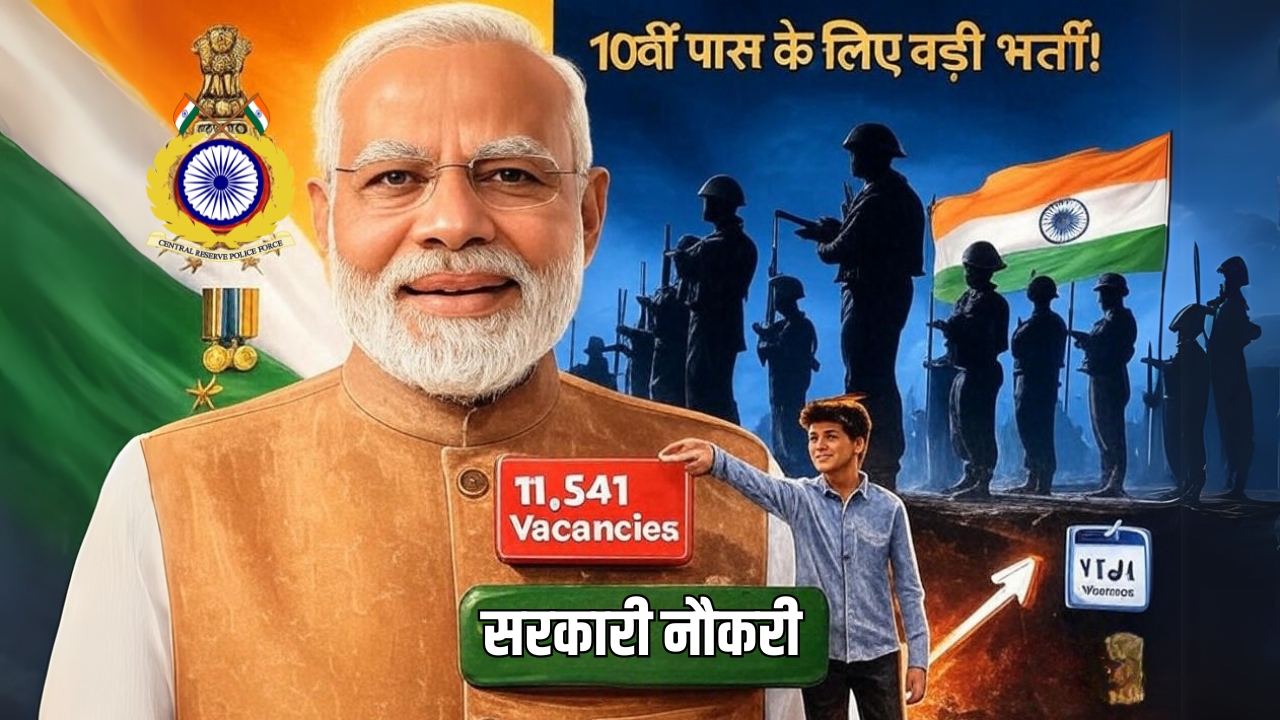 CRPF Recruitment 2025 New