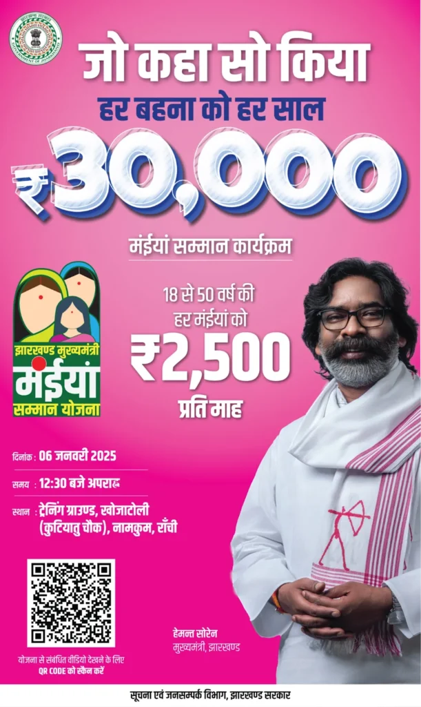 Maiya Samman Yojana Maiya Samman Yojana 2025