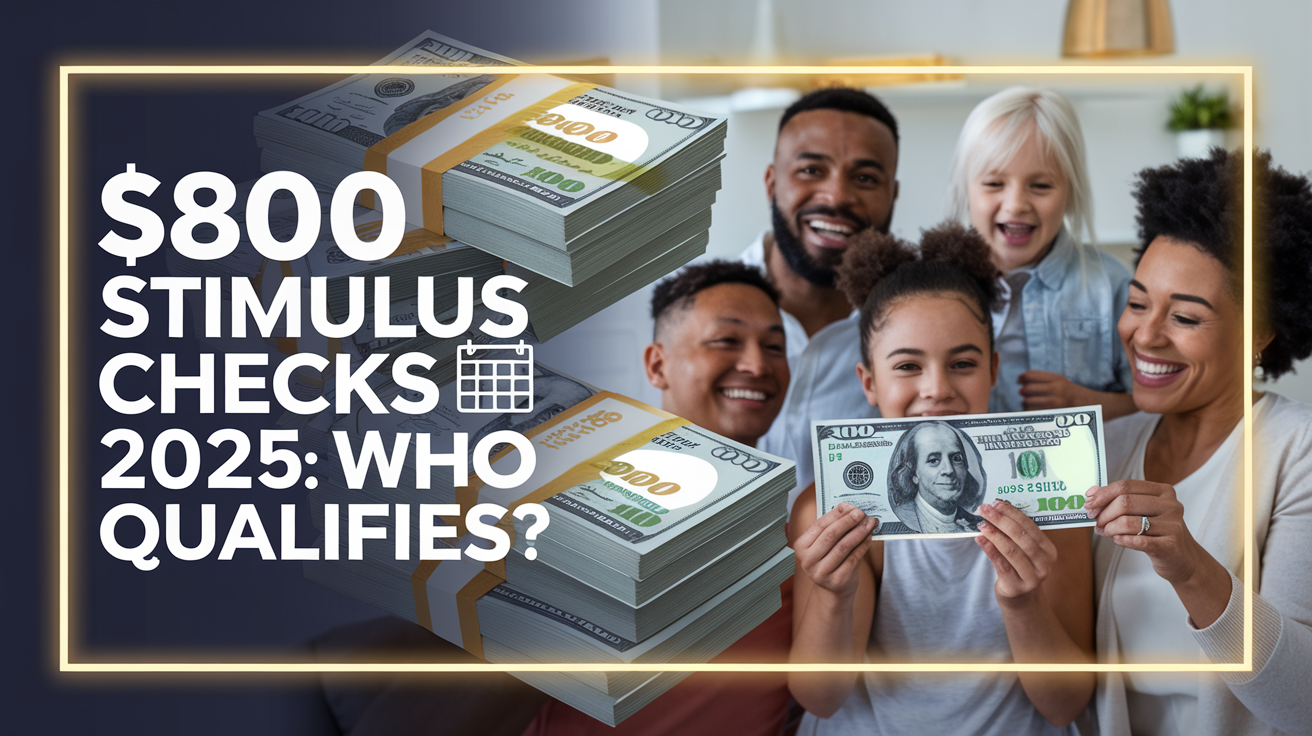 800 Stimulus Checks Coming in 2025 Here’s Who Qualifies and How to
