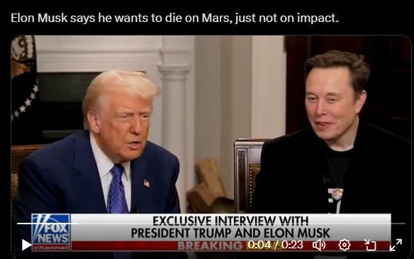 Elon Musk Mars Death Wish Elon Musk Mars Death Wish
