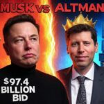 Elon Musk vs Sam Altman $97.4 Billion Bid News