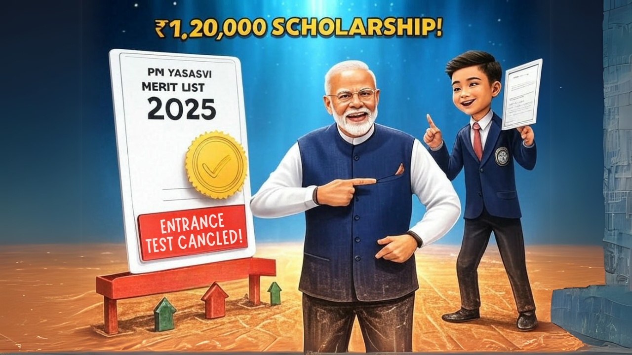 PM YASASVI Merit List 2025