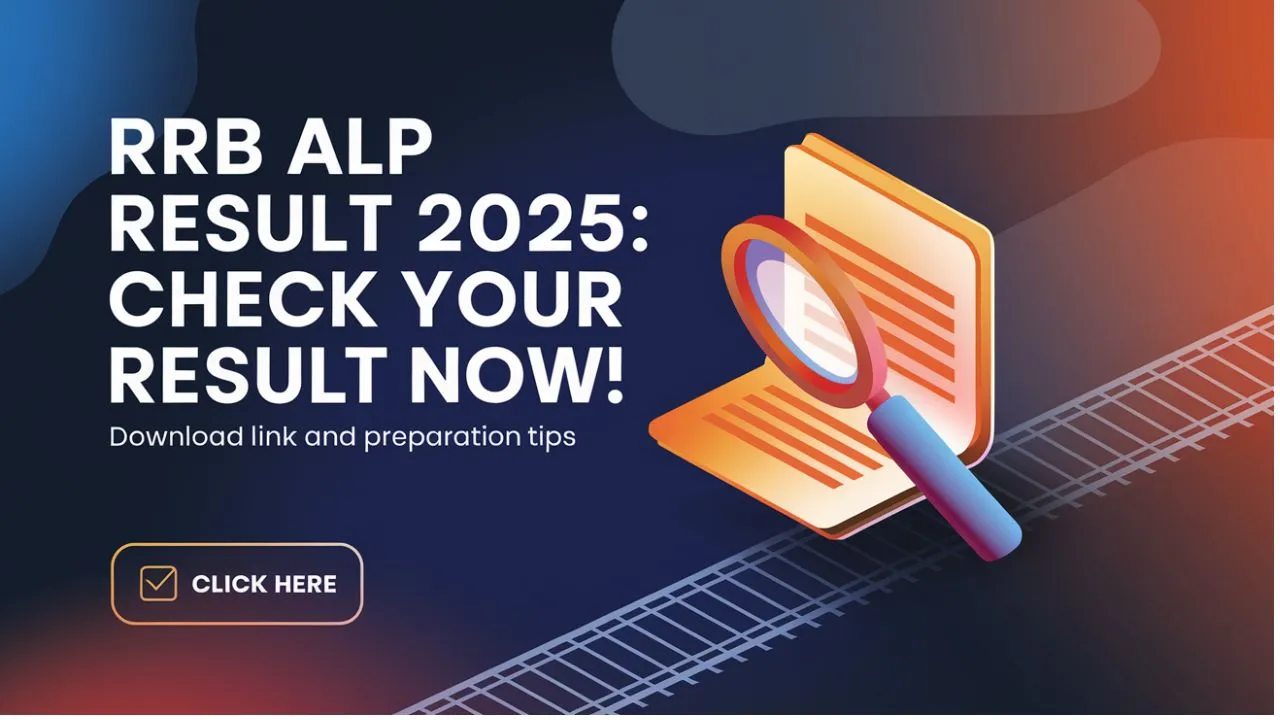 RRB ALP Result 2025 Download Link