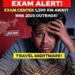 RRB Exam Center Allocation 2025