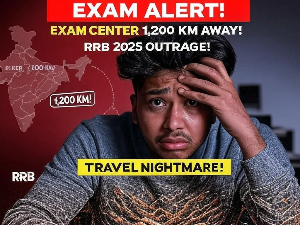 RRB Exam Center Allocation 2025