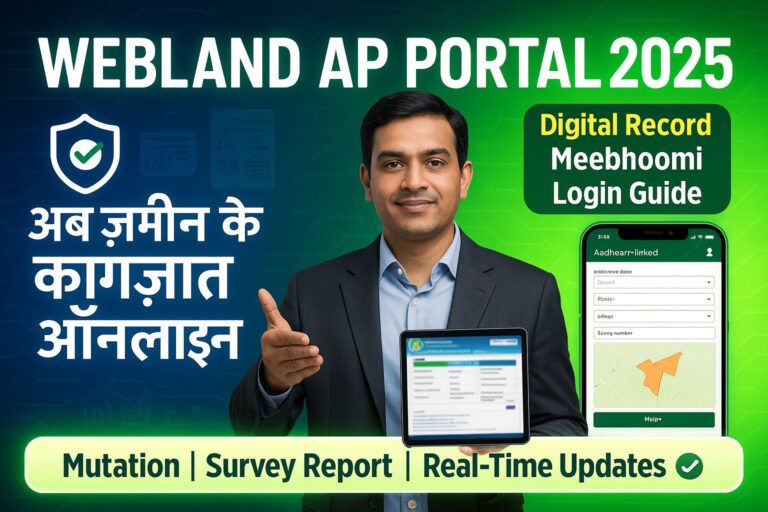 Webland AP: Access Land Records Online in Andhra Pradesh – Step-by-Step Guide