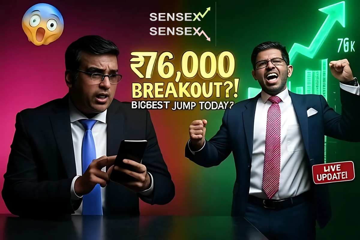Will the Sensex Hit 76,000 Today