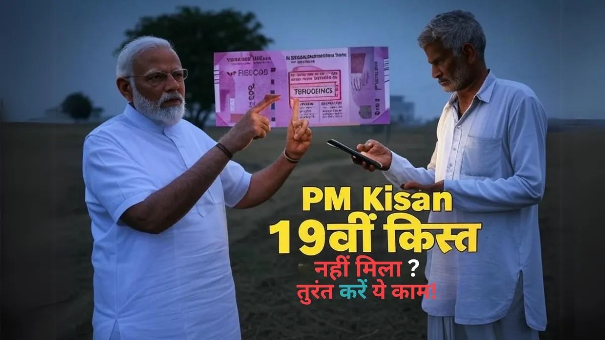 PM Kisan 19वीं किस्त pm kisan 19th installment not recived into ac do this now
