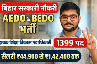 Bihar AEDO & BEDO Recruitment 2025