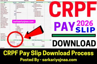 CRPF Pay Slip Download