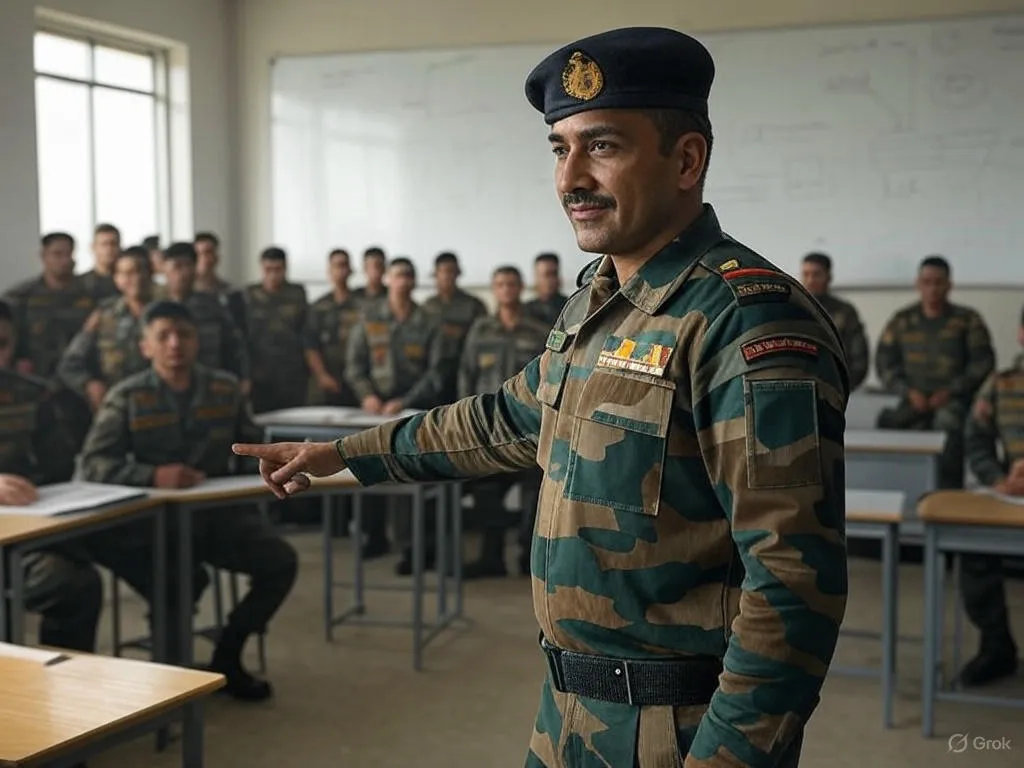 image of an Indian Army Havildar (Education) image of an Indian Army Havildar (Education)