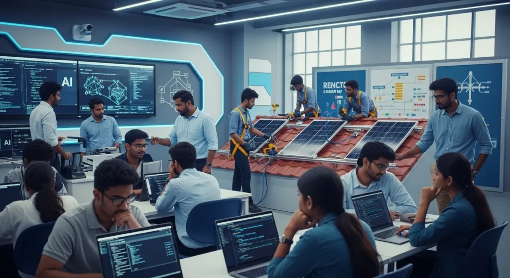 New-Age ITI Courses – AI & Solar PV Installation New-Age ITI Courses – AI & Solar PV Installation