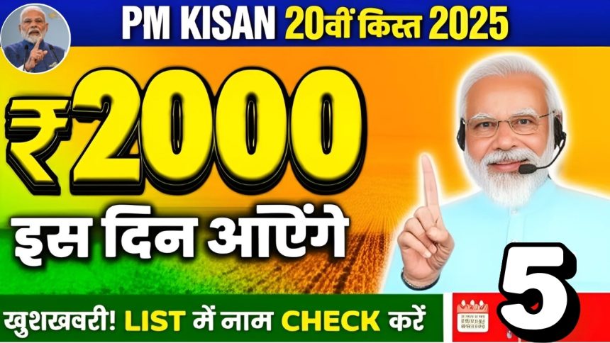 PM Kisan 20th Installment Date 2025