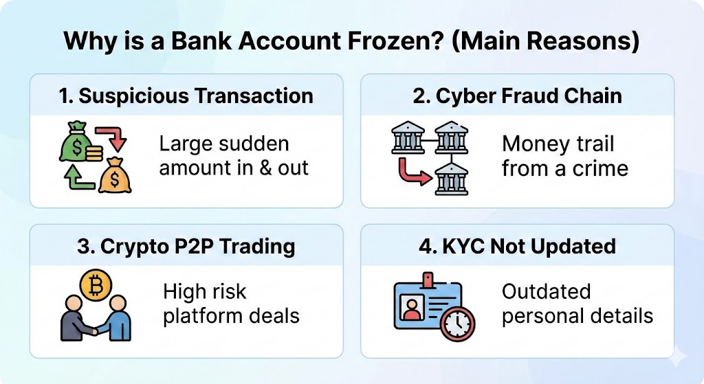 Main Reasons for Bank Account Freeze 2026