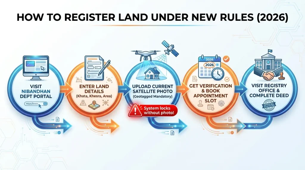 5-Step Bihar Land Registry Process 2026