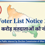 UP Voter List Notice Alert 2026