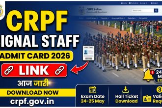 CRPF Admit Card 2026