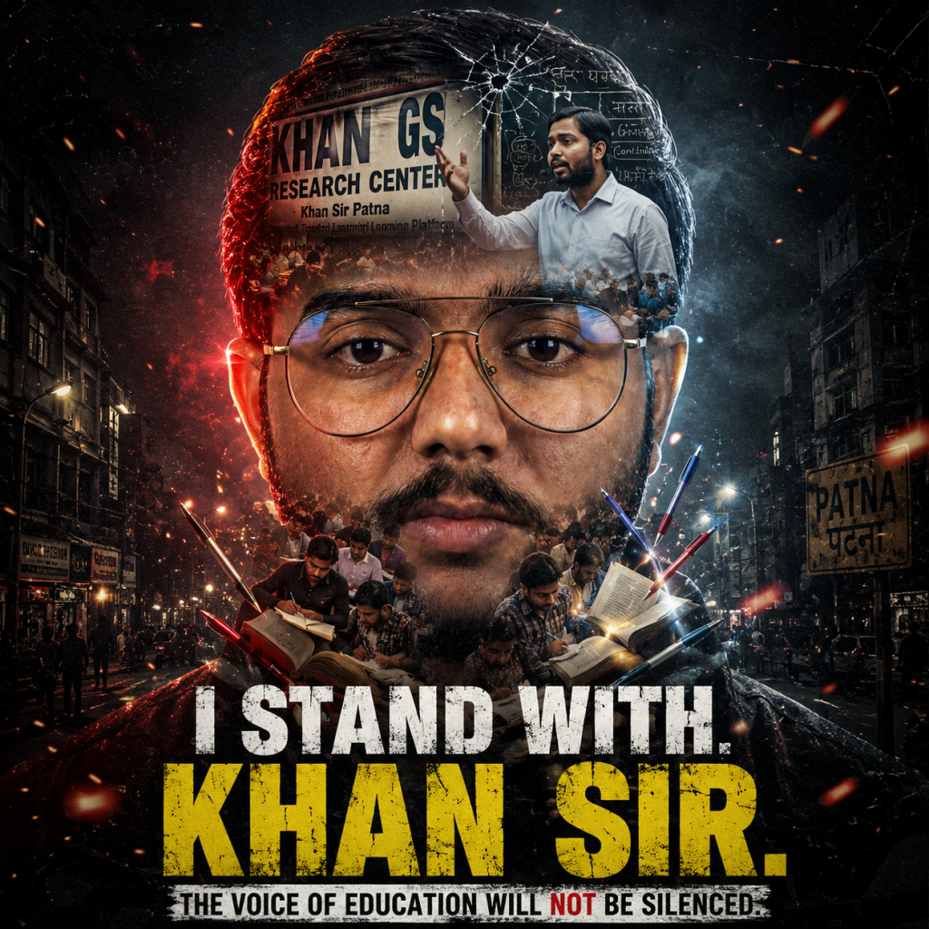 Khan Sir Patna Support Image Editing Prompt