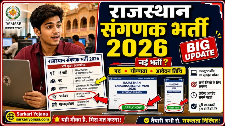 Rajasthan Sanganak Recruitment 2026
